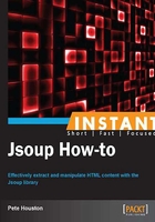 INSTANT Jsoup How-to在線閱讀