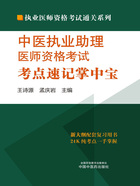 中医执业助理医师资格考试考点速记掌中宝（2024）在线阅读