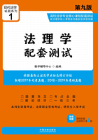 高校法学专业核心课程配套测试：法理学（第九版）在线阅读