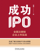 成功IPO：全面注冊制企業上市實戰在線閱讀
