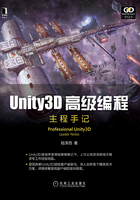 Unity3D高级编程：主程手记