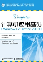 计算机应用基础（Windows 7+Office 2010）