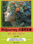 Midjourney AI案例实操：摄影+服装+电商产品