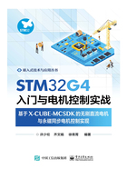 STM32G4入门与电机控制实战：基于X-CUBE-MCSDK的无刷直流电机与永磁同步电机控制实现在线阅读