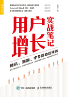 用户增长实战笔记：腾讯、滴滴、字节跳动这样做在线阅读