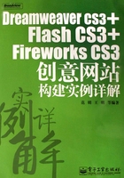 Dreamweaver CS3+Flash CS3+Fireworks CS3创意网站构建实例详解