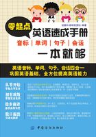 零起点英语速成手册：音标、单词、句子、会话一本就够