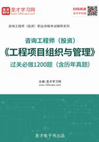 2020年咨询工程师（投资）《工程项目组织与管理》过关必做1200题（含历年真题）