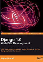 Django 1.0 Website Development在線閱讀