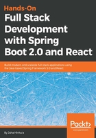 Hands-On Full Stack Development with Spring Boot 2.0  and React在线阅读