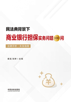 民法典背景下商业银行担保实务问题100问:法律评析·实务指南在线阅读