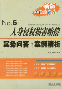 人身侵權(quán)損害賠償實(shí)務(wù)問答與案例精析