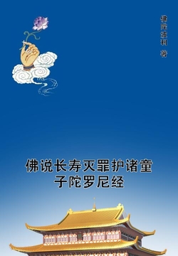 佛说长寿灭罪护诸童子陀罗尼经 封面