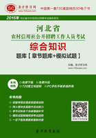 2019年河北省农村信用社公开招聘工作人员考试综合知识题库【章节题库＋模拟试题】