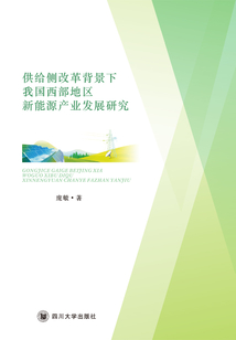 供給側(cè)改革背景下我國西部地區(qū)新能源產(chǎn)業(yè)發(fā)展研究