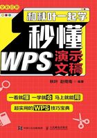 和秋叶一起学：秒懂WPS演示文稿