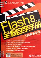 Flash 8中文版全程自学手册