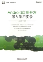 Android应用开发深入学习实录在线阅读