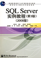 SQL Server实例教程（2008版）