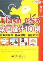 Flash CS3中文版动画设计100例