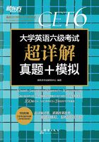 （2019上)大学英语六级考试超详解真题+模拟