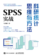 科研统计思维与方法：SPSS实战