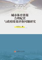 城市体育资源合理配置与政府绩效评价问题研究在线阅读