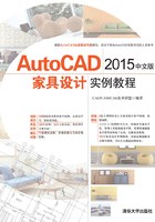 AutoCAD 2015中文版家具设计实例教程