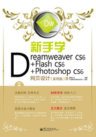 新手学Dreamweaver CS6+Flash CS6+Photoshop CS6网页设计