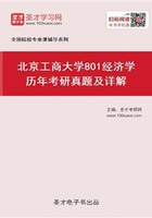 北京工商大学801经济学历年考研真题及详解在线阅读