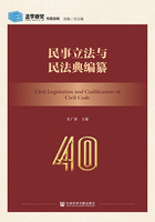 民事立法與民法典編纂在線閱讀