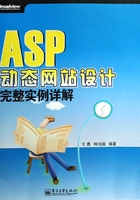 ASP动态网站设计完整实例详解