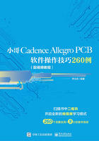 小哥Cadence Allegro PCB软件操作技巧260例（配视频教程）在线阅读