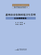 惠州市市容和环境卫生管理立法调研报告