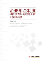 企业年金制度可持续发展的理论分析及实证检验在线阅读