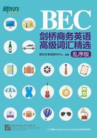 剑桥商务英语（BEC）高级词汇精选（乱序版）在线阅读