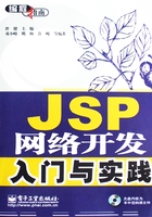 JSP网络开发入门与实践