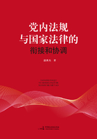 党内法规与国家法律的衔接和协调在线阅读