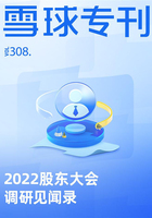 2022股东大会调研见闻录（雪球专刊308期）在线阅读