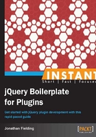 Instant jQuery Boilerplate for Plugins在線閱讀