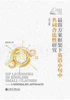 最简方案框架下英语小句中名词合法性研究(英文版)在线阅读