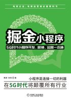 掘金小程序：5G时代小程序开发、营销、运营一本通