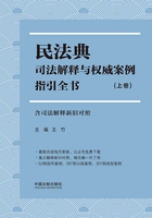 民法典司法解释与权威案例指引全书（上卷）：含司法解释新旧对照在线阅读