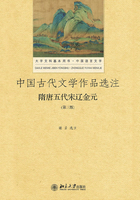 中国古代文学作品选注?隋唐五代宋辽金元（第3版）在线阅读