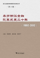 亲历浙江金融改革发展二十年（1992-2012）