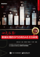 如虎添翼！数据处理的SPSS和SAS EG实现（第2版）在线阅读