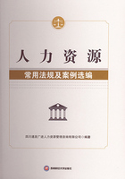 人力资源常用法规及案例选编在线阅读