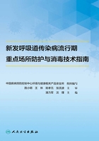 新发呼吸道传染病流行期重点场所防护与消毒技术指南