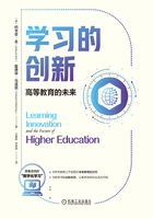 学习的创新:高等教育的未来在线阅读