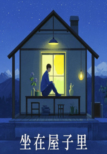 坐在屋子里